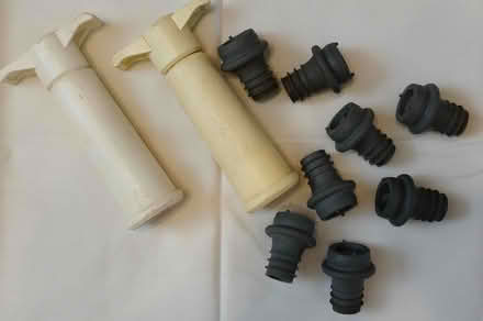 Photo of free Two Vacu-Vin Pumps and Eight Bottle Stoppers (Walkley S10) #1