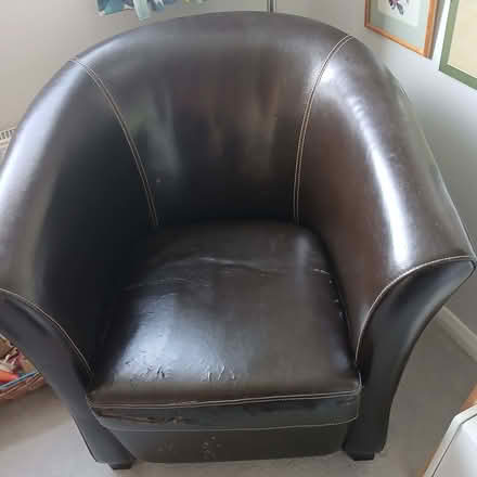 Photo of free Faux Leather Tub Chair (Lower Walmer CT14) #1