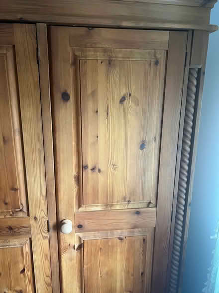 Photo of free Triple solid wood wardrobe (Sunderland Sr2) #2