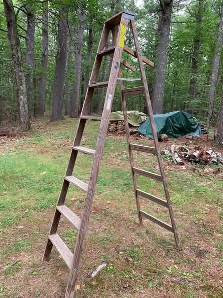 Photo of free wooden step ladder (West Townsend) #1