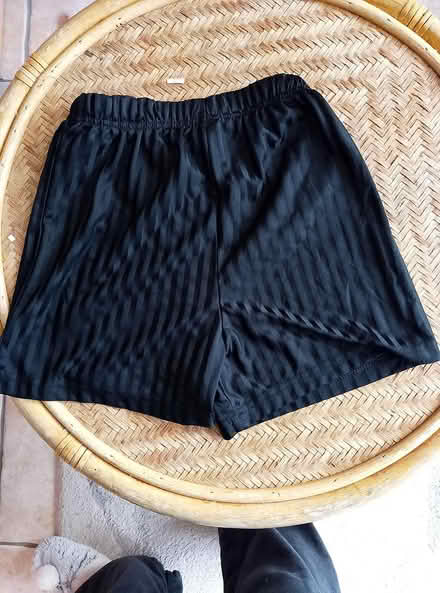 Photo of free Black silky look shorts (waterlooville) #1