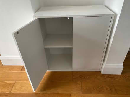 Photo of free Small white cabinet (West Looe PL13) #1