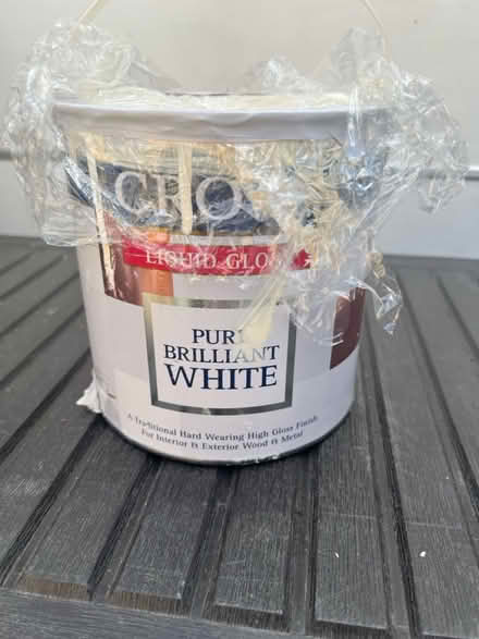 Photo of free Crown pure brilliant white paint (Ditton ME20) #1