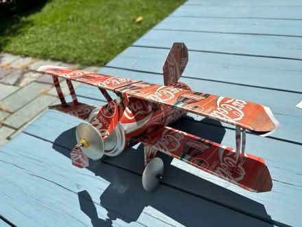 Photo of free Upcycled Pop Can Hanging Plane (Greece, NY) #2