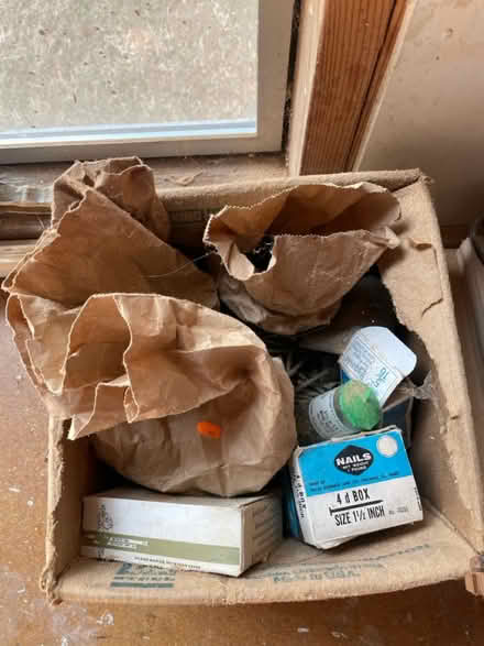 Photo of free Box of nails / screws (Broadview) #1