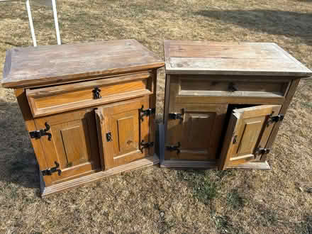 Photo of free 2 Wooden Cabinets (Tiverton, Devon) #1