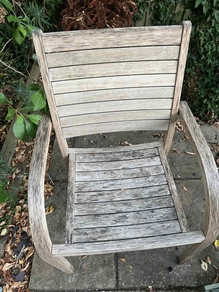 Photo of free Wooden garden chair (Coleridge Ward CB1) #1