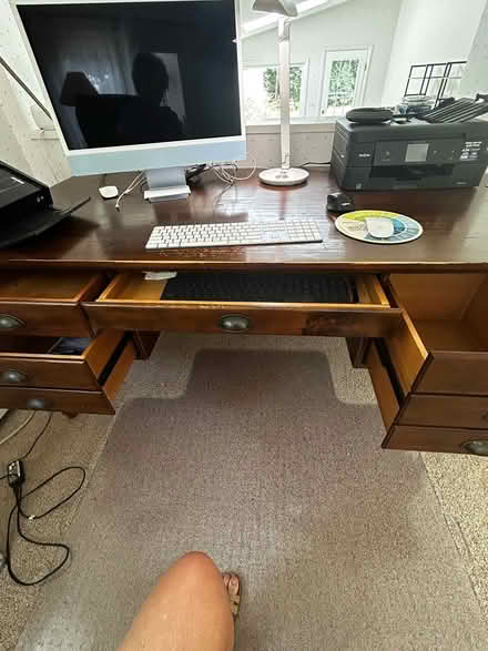 Photo of free Pottery Barn Executive Desk (Cranbury area of Norwalk, CT) #3