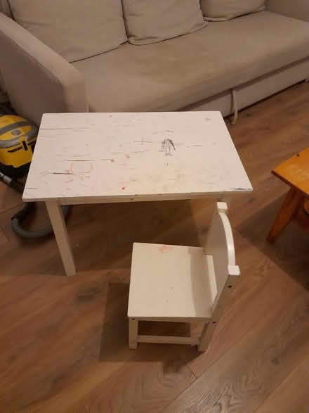Photo of free Child table and chair (Sandylands morecambe LA3) #1