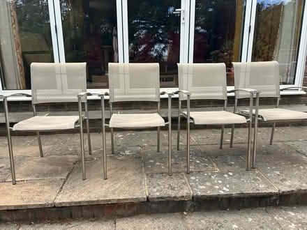 Photo of free 4 outdoor garden chairs (Wimbledon Park SW19) #1