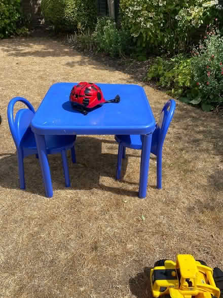 Photo of free Child’s Table & 2 chairs (Woodley, Reading RG5) #1