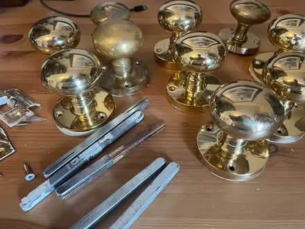 Photo of free Brass door knobs (Crouch End N8) #2