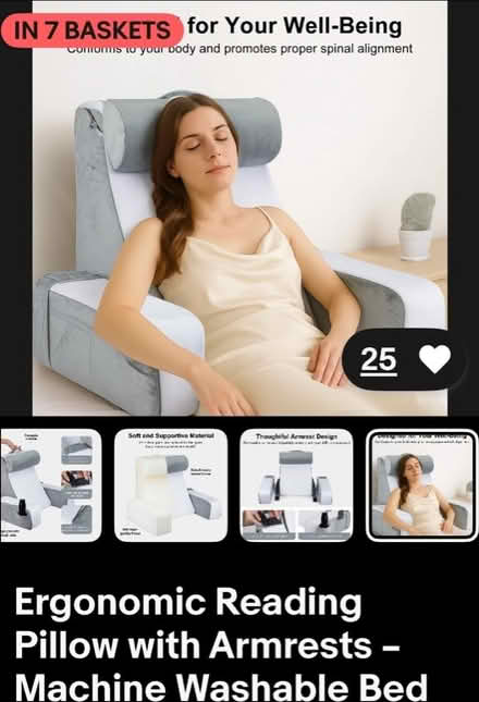 Photo of free Ergonomic Reading Pillow (East Acton W3) #1