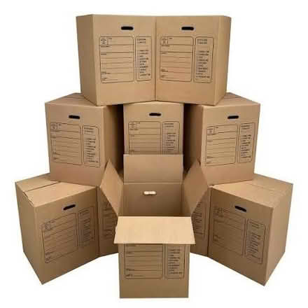 Photo of moving boxes & plastic totes (Greely) #2