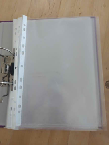 Photo of free Approx 20 A4 folder pockets (Pennington SO41) #1