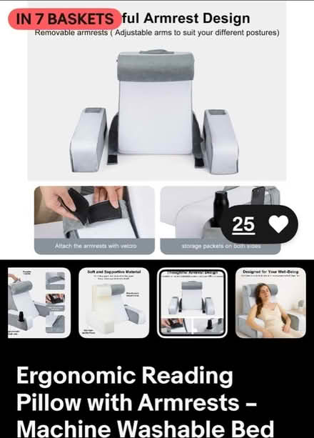 Photo of free Ergonomic Reading Pillow (East Acton W3) #3
