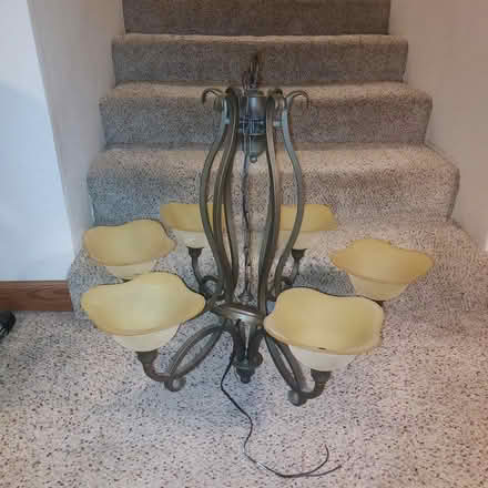 Photo of free bronze chandelier and cabinet (College Avenue/ Columbia Road) #2