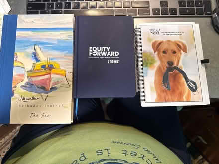 Photo of free 3 journals/blank page diaries (Winchester on Arlington line) #1