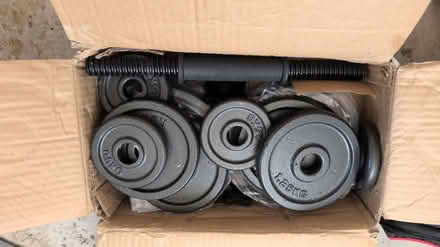 Photo of free 20kg Cast Dumbell set (E6 5RN) #1