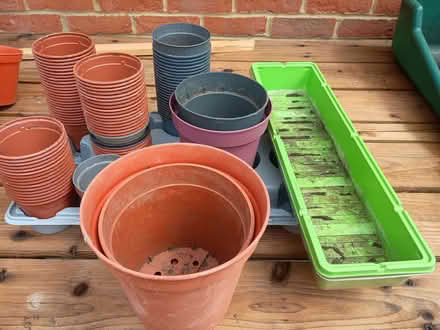 Photo of free Various flower pots/ containers (Bromham MK43) #1