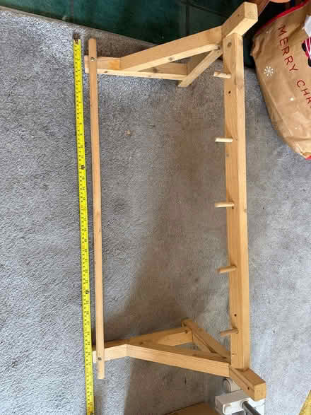 Photo of free Wooden hanging rail for wall (bognor regis PO22) #2