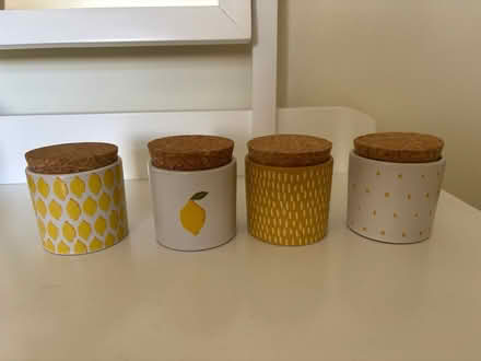 Photo of free Next lemon and white candle set (Oughtibridge S35) #1