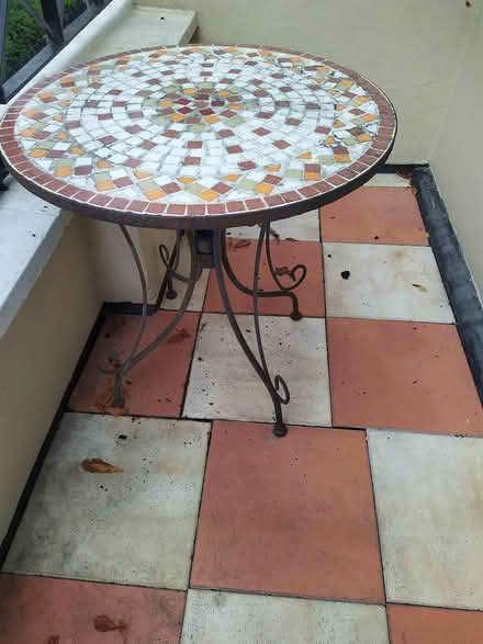 Photo of free Mosaic patio table (Blackrock) #2