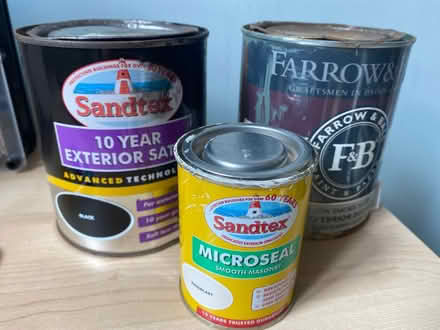 Photo of free Spare paint, sandtex and farrow and ball (Barrow upon Soar LE12) #1