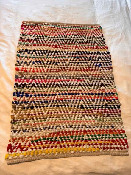 Photo of free Woven multicoloured rag rug (Sale M33) #1