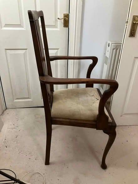 Photo of free Antique wooden armchair (Thrupp GL5) #2