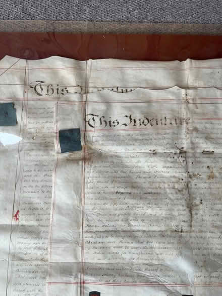 Photo of free Indenture from 1817 (South Croydon CR2) #2