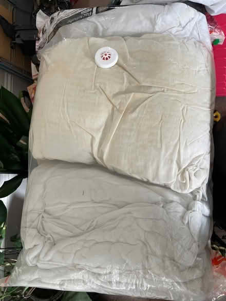 Photo of free Double Duvet + 3 pillows (Chiswick W4) #1