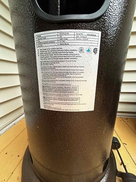 Photo of free Propane Patio Heater (Cranbury area of Norwalk, CT) #3