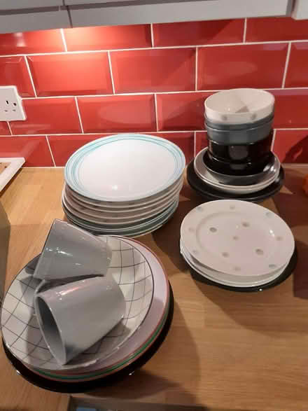 Photo of free Crockery - plates bowls mugs (Sandylands morecambe LA3) #1