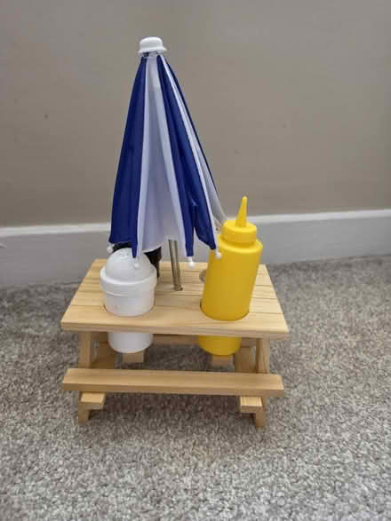 Photo of free Condiments picnic table (Cleland ML1) #1