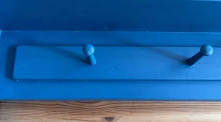 Photo of free Wooden coat rack and shelf (Wigston Magna LE18) #2