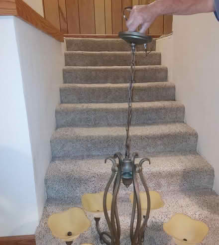 Photo of free bronze chandelier and cabinet (College Avenue/ Columbia Road) #4