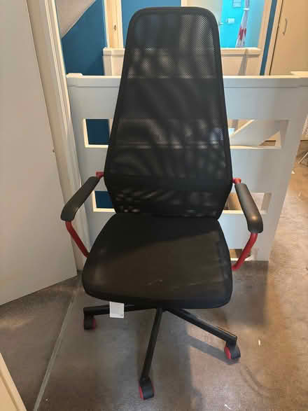 Photo of free Small Ikea desk, Ikea chair, Ikea chest of drawers (Thetford IP24) #1