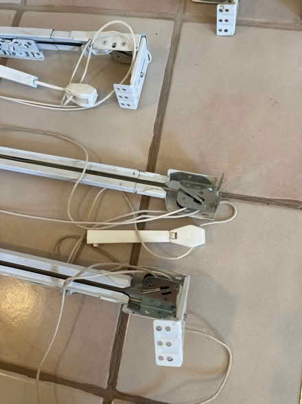 Photo of free Curtain rails + brackets. White (Baseline and Beaumaris) #2