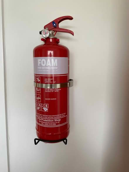 Photo of free 3 wall-mounted foam fire extinguishers (West Looe PL13) #1