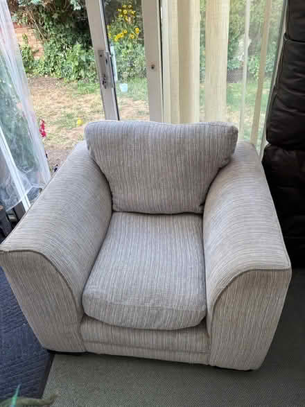 Photo of free DFS Large armchair and foot stall (Cippenham SL1) #1