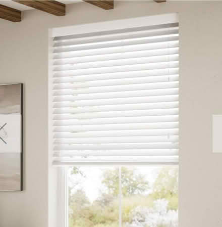 Photo of free Satin White Faux Wood Blinds NEW (Bramhall SK12) #1