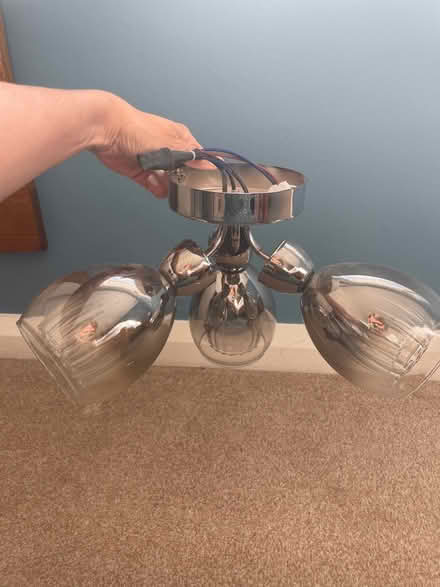 Photo of free Dunelm light fixture (broken) (Christchurch Way SE10) #1