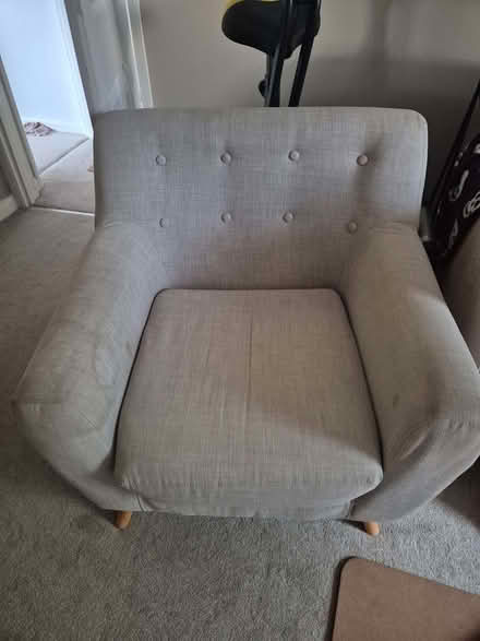 Photo of free Grey chair (Turlin Moor BH15) #1