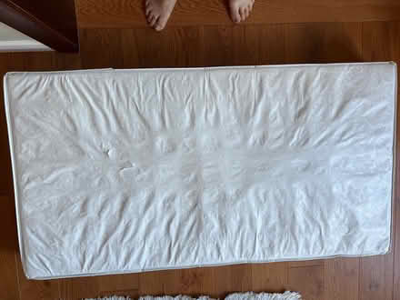 Photo of free Crib mattress, used (Calabogie ON) #1