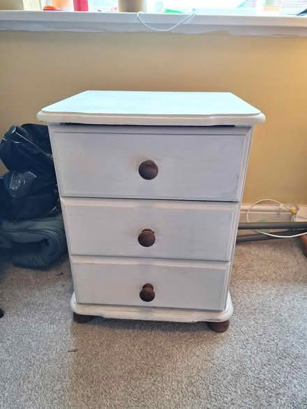 Photo of free Painted bedside drawers (High Heaton NE7) #1