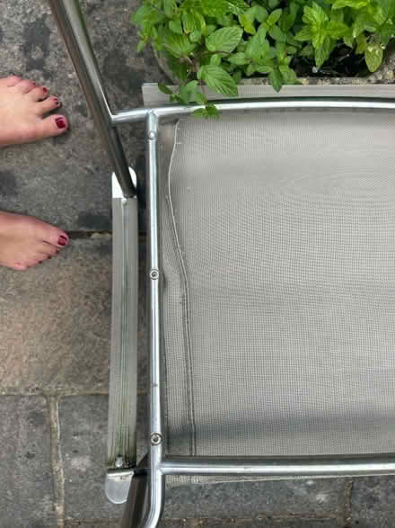 Photo of free 4 outdoor garden chairs (Wimbledon Park SW19) #2