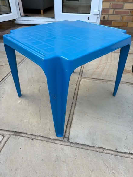 Photo of free Child’s plastic table (Wickford SS12) #1