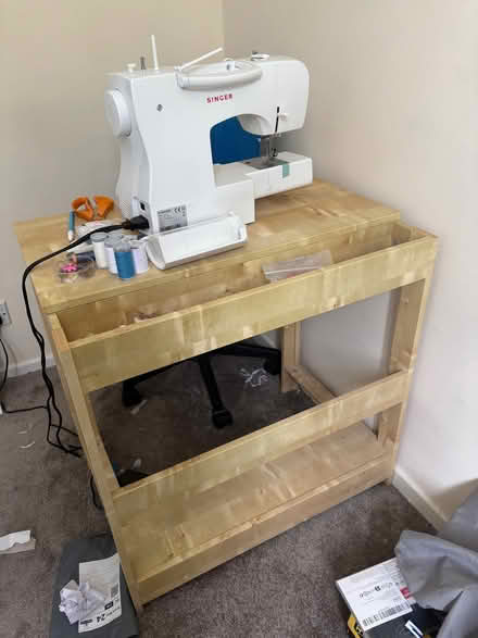 Photo of free Small Ikea desk, Ikea chair, Ikea chest of drawers (Thetford IP24) #4