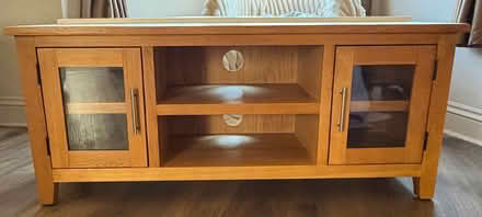 Photo of free Solid oak tv unit (Kings Norton B38) #1